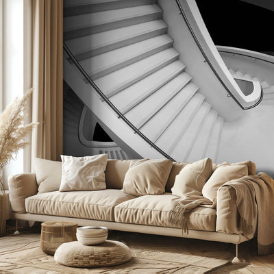 B&W staircase rumsbild 2