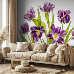 Vibrant Purple Tulips