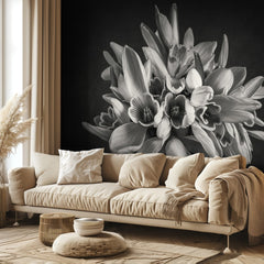 Monochrome Flower Bouquet
