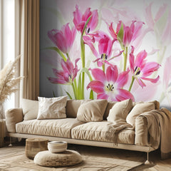 Fresh Pink Tulips