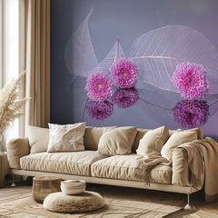 Delicate Floral Reflections