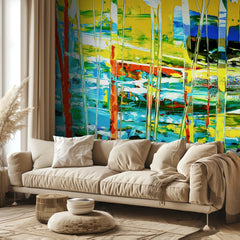 Vibrant Abstract Landscape
