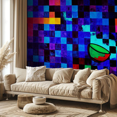 Vibrant Geometric Bowl