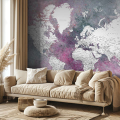 Kartor Detailed world map with cities Taliessa – kvalitetsprodukt för ett vackrare och mer hållbart hem