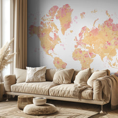 Watercolor World Map