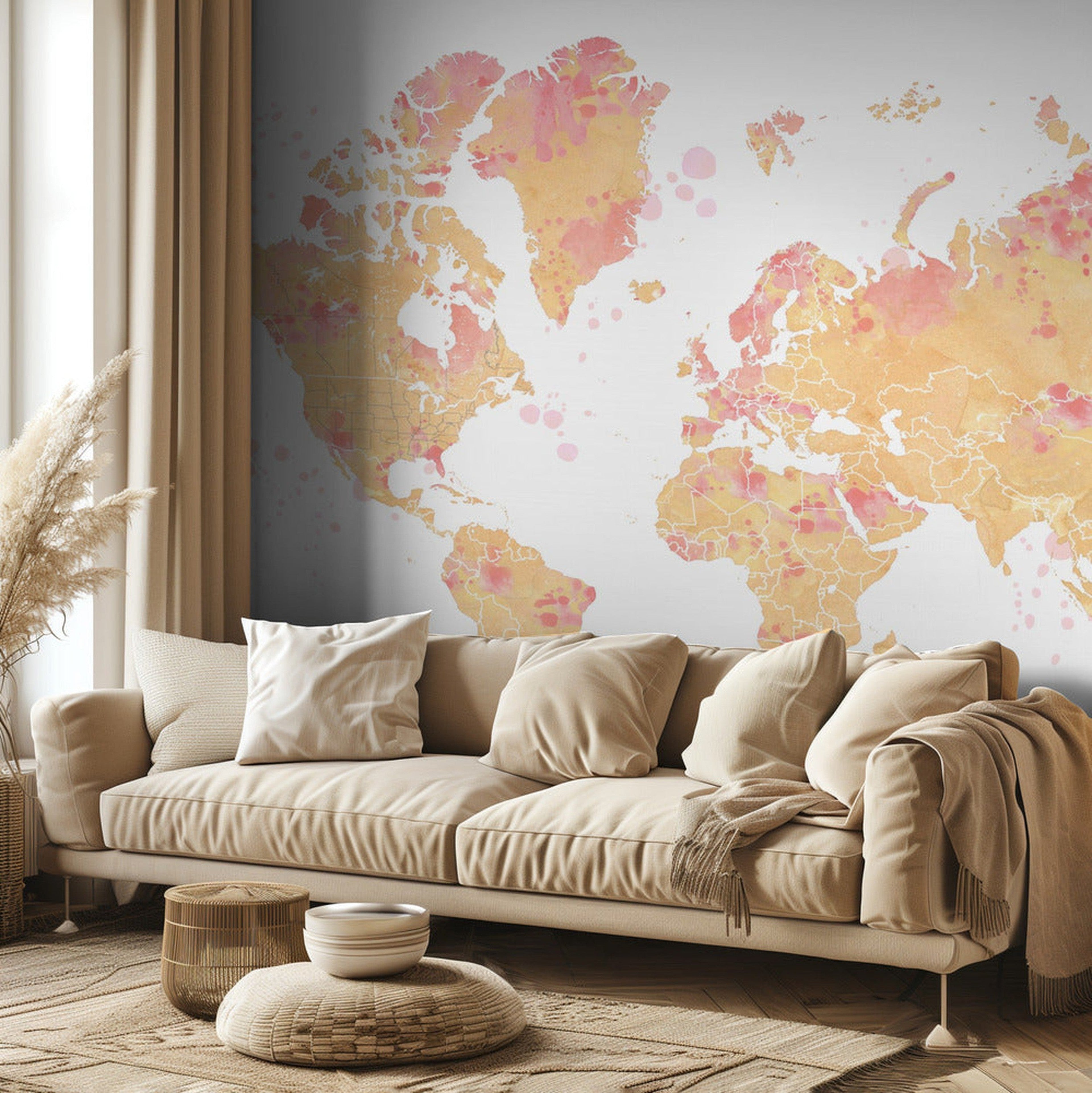 Amanda world map silhouette