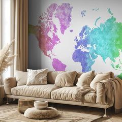 Rainbow World Map