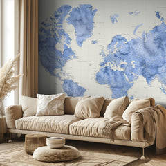 Kartor Parlan high detail world map – kvalitetsprodukt för ett vackrare och mer hållbart hem