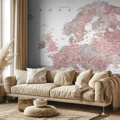 Kartor Piper detailed map of Europe – kvalitetsprodukt för ett vackrare och mer hållbart hem