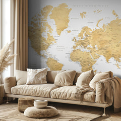 Kartor Rossie world map in Spanish – kvalitetsprodukt för ett vackrare och mer hållbart hem