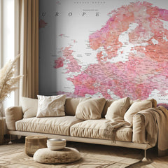 Kartor Tatiana detailed map of Europe – kvalitetsprodukt för ett vackrare och mer hållbart hem