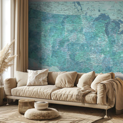 Kartor Highly detailed map of the United States Harriet – kvalitetsprodukt för ett vackrare och mer hållbart hem