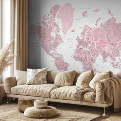 Blush World Map