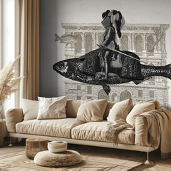 Knight on a Fish
