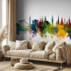 Vibrant Glasgow Skyline