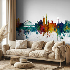 Vibrant Newcastle Skyline