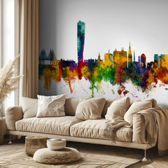 Colorful Malmö Skyline