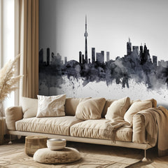 Toronto Watercolor Skyline