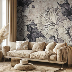 Classic Monochrome Peonies