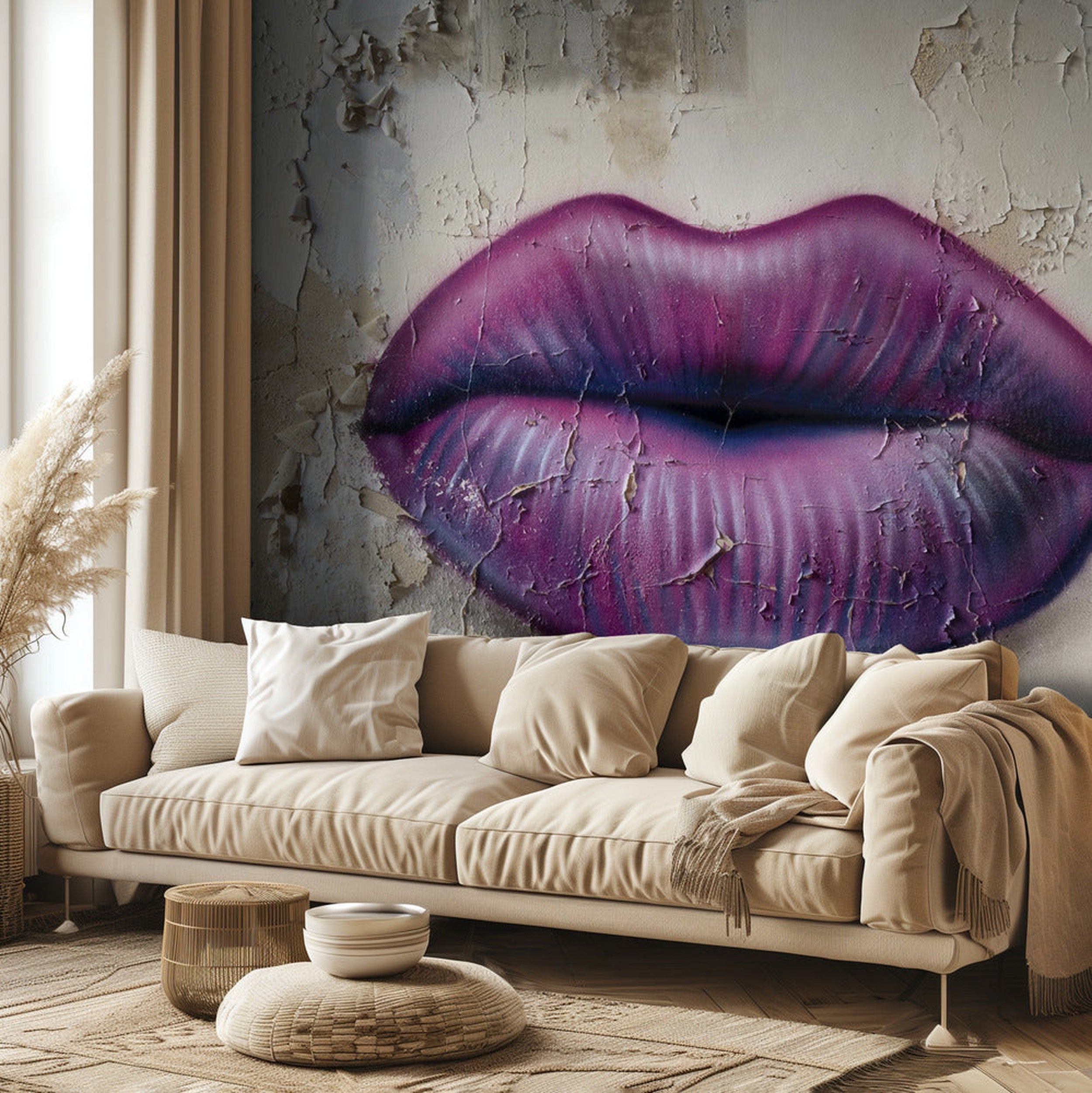 Lips on the Wall -  skönheten i förfall