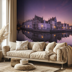 Twilight Canal Reflections