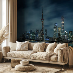 Shanghai Skyline at Night