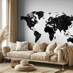 Inked World Map