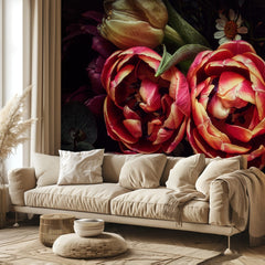 Rich Red Tulips