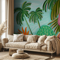 Tropical Mermaid Sunset