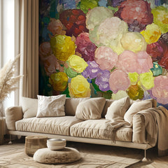 Vibrant Painted Bouquet