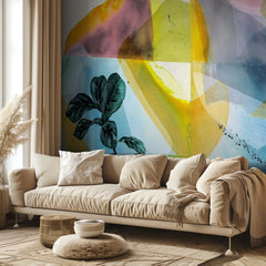 Vibrant Fiddle Leaf Abstract