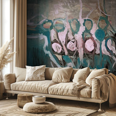 Teal Organic Forms