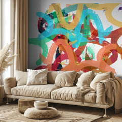 Vibrant Abstract Strokes
