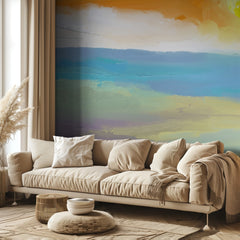 Vibrant Abstract Beach Painting