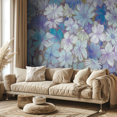 Soft Blue Purple Flowers