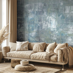 Serene Blue Gray Abstract