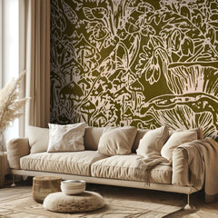 Forest Mushroom Pattern