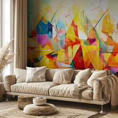 Vibrant Geometric Abstract