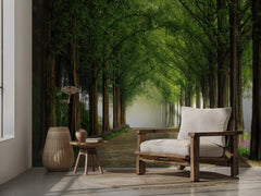 Green Tree Tunnel Path