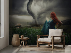 Red Hair And Tornado