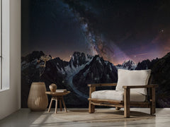 Milky Way Glacier Peaks
