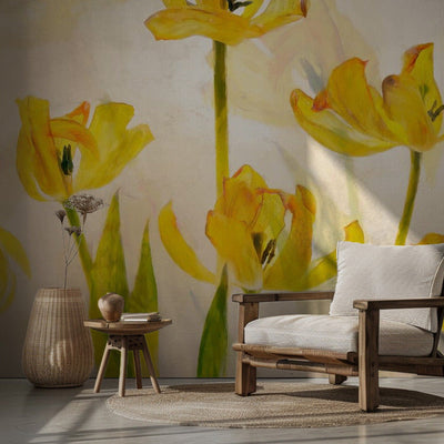 Blomstrende tulipaner rumsbild 2