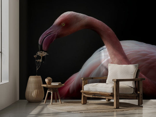 Flamingo-portrett miljöbild 2