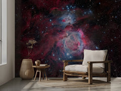 Vibrant Cosmic Nebula