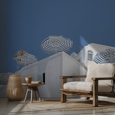 Blue and white rumsbild 2