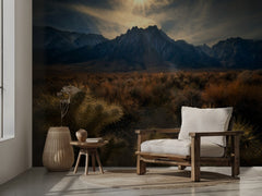Golden Desert Landscape