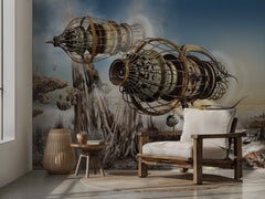 Steampunk Airship Journey