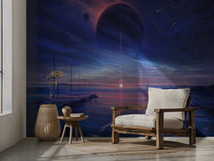 Cosmic Ocean Sunset