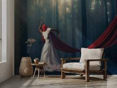 Enchanted Forest Red Dress