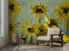 Konst Sunflowers By James Hefer – kvalitetsprodukt för ett vackrare och mer hållbart hem